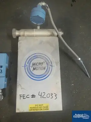 USED Micro Motion Micro Motion Flow Meter, Model DS 150, S/S