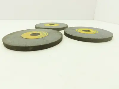 Norton 19A80-K7VG Surface Grinding Wheel 7" x 1/2" X 1-1/4" 80 Grit  Lot of 3