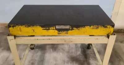 48" x 22.5" x 6" PRECISION Granite Table Surface Inspection Plate Grade A