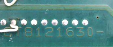 USED CHARMILLES CT8121630 CIRCUIT BOARD 851-7080