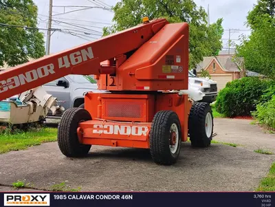 Used 1985 CALAVAR CONDOR 46N Telescopic Boom Lifts Michigan US | Proxy Equipment #1426064