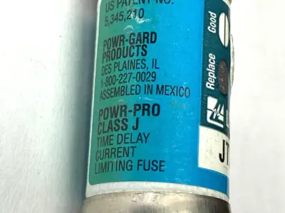 USED LITTELFUSE TIME DELAY INDICATOR FUSE CLASS J 600VAC 30A LOT OF 2