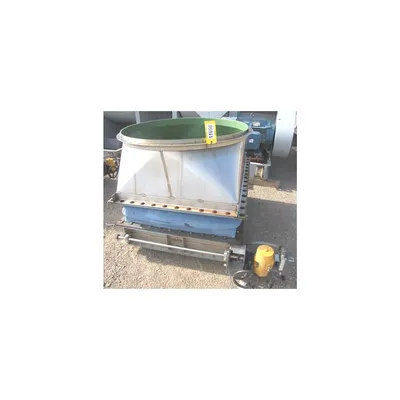 Used Heavy-duty Opposed Blade Control Damper - Pneumatic Actuated