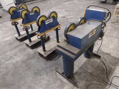 6,000 LB PANDJIRIS MODEL PIPER 3 TANK TURNING ROLLS, DRIVE & IDLERS, 110V : YOBRO 24750