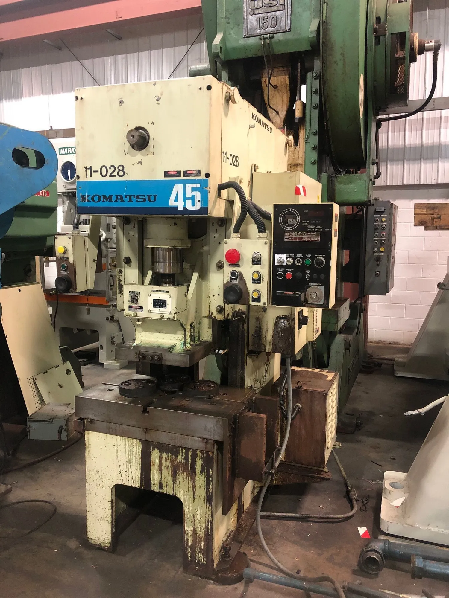 USED 1991 KOMATSU 45 TON SINGLE POINT GAP