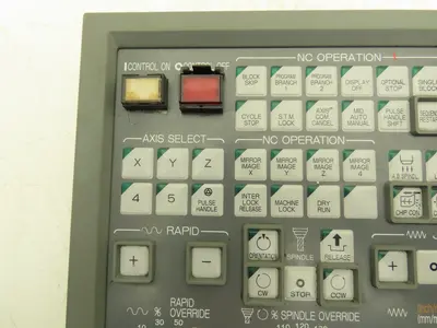 Okuma MPN7000M-S Operator Control Panel E0105-566-103-2