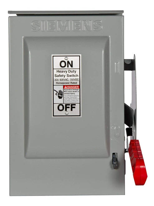 Siemens HNF361R Non-Fused HD Disconnect Safety Switch, 30A 3P 600V 3W, Type 3R [New]