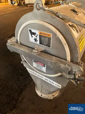 USED SWECO CS8S Sweco centrifugal Sifter, S/S