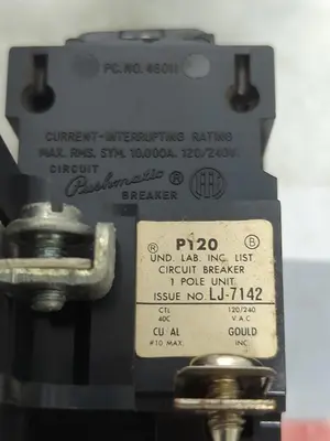 Used GOULD P120 Circuit Breakers | Surplus Asset Holdings #1189369