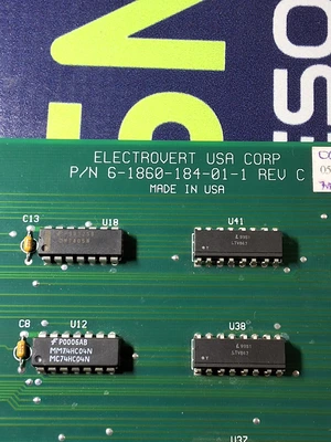 ELECTROVERT I/O INTERFACE BOARD 3-1860-184-02-6