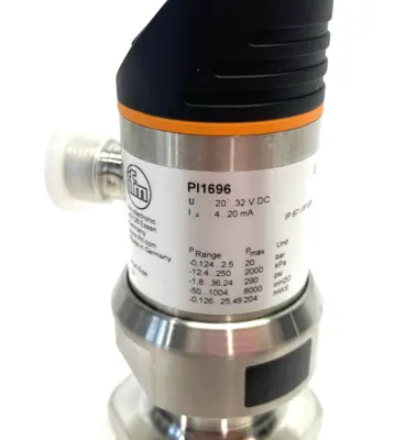 New | in-Stock ifm Flush Pressure Sensor with Display PI-2,5-REA01-E-ZVG/US/ /P Sensors Michigan US | Maverick Industrial Sales #1473961