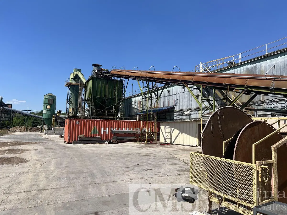 USED COMPLETE WOOD WASTE LINE BMM, CHIPMASTER, PEERLESS