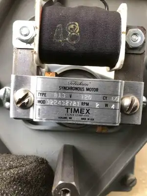 Bailey 491200 A1 Integrator Assembly w/ 322432721 Synchronous Motor 2RPM 4W 120V