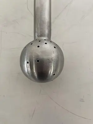 Stainless Steel  17" Spray Ball w/ 1 1/2" Sanitary Fitting