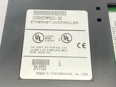 USED GE FANUC ETHERNET CONTROLLER MODULE