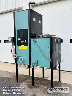 USED 2008 CBG TECHNOLOGIES F2500 SOLVENT RECYCLER