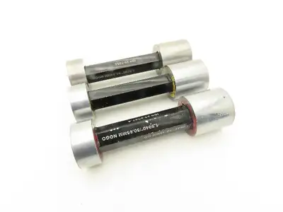 R&K Tool Pin Plug Guage Go Nogo 49.76mm 49.83mm & 50.35mm Lot Of 3