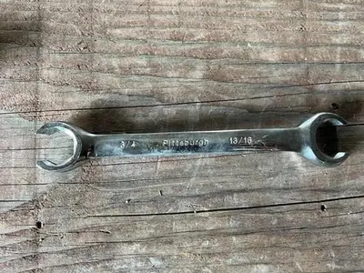 Pittsburgh 5pc Double-End Flare Nut Wrench Set Standard 1/4"-13/16"