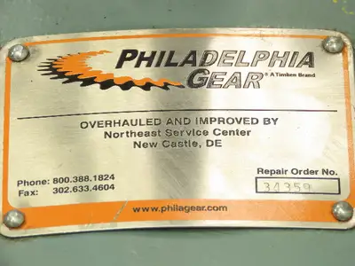 Cone Drive Gears Gear Reducer 500:1 Double Reduction 5Hp 3.5 RPM LH Gearbox