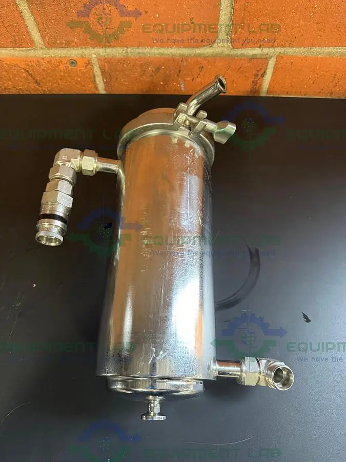 USED FLT STAINLESS STEEL SINGLE CARTRIDGE JACKETED FILTER HOUSING