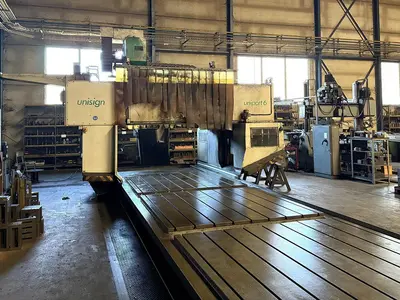USED UNISIGN UNIPORT 6 X: 8000 - Y: 2500 - Z: 800 MM CNC 5 AXES