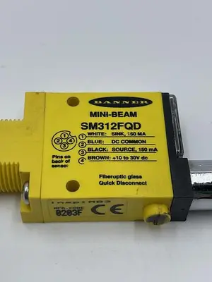 Used BANNER ENGINEERING BANNER ENGINEERING SM312FQD Sensors | ND Industrial Surplus #1215360