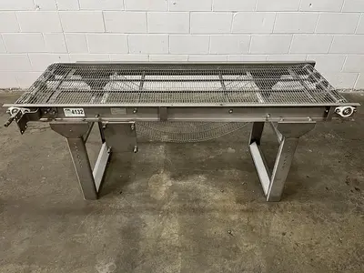 New Wave 6'L Wire Solomon Conveyor