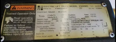 USED 2001 HYSTER E50XM2
