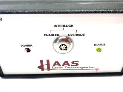 USED HAAS LASER TECHNOLOGIES SHUTTER INTERLOCK UNIT NO KEY 120V 1-PH