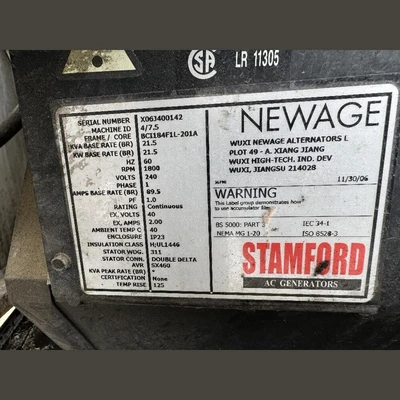 21.5kW Mobilight Portable Diesel Generator
