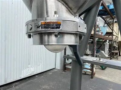 Mixer, V-Type, 10 CF, Stainless Steel, Liquids/Solids, Patterson Kelley - #4702478