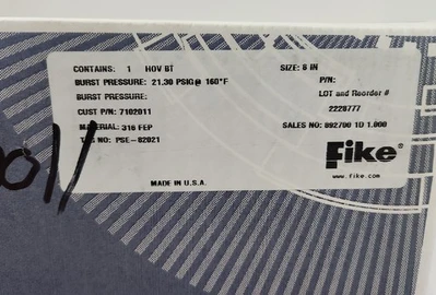 NEW Fike 7102011