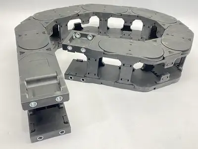 E4.56.02.135 | Igus  Series E4.56 Energy Chain 12 Links 3.58ft w/ E4.561.12 Bracket - Used