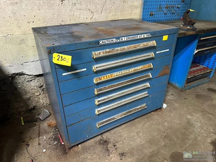 Used _UNKNOWN_ LISTA STYLE SEVEN DRAWER CABINET 45 IN X 28 IN X 37 IN Cabinets Illinois US | Heath Industrial Auction Services #1549883