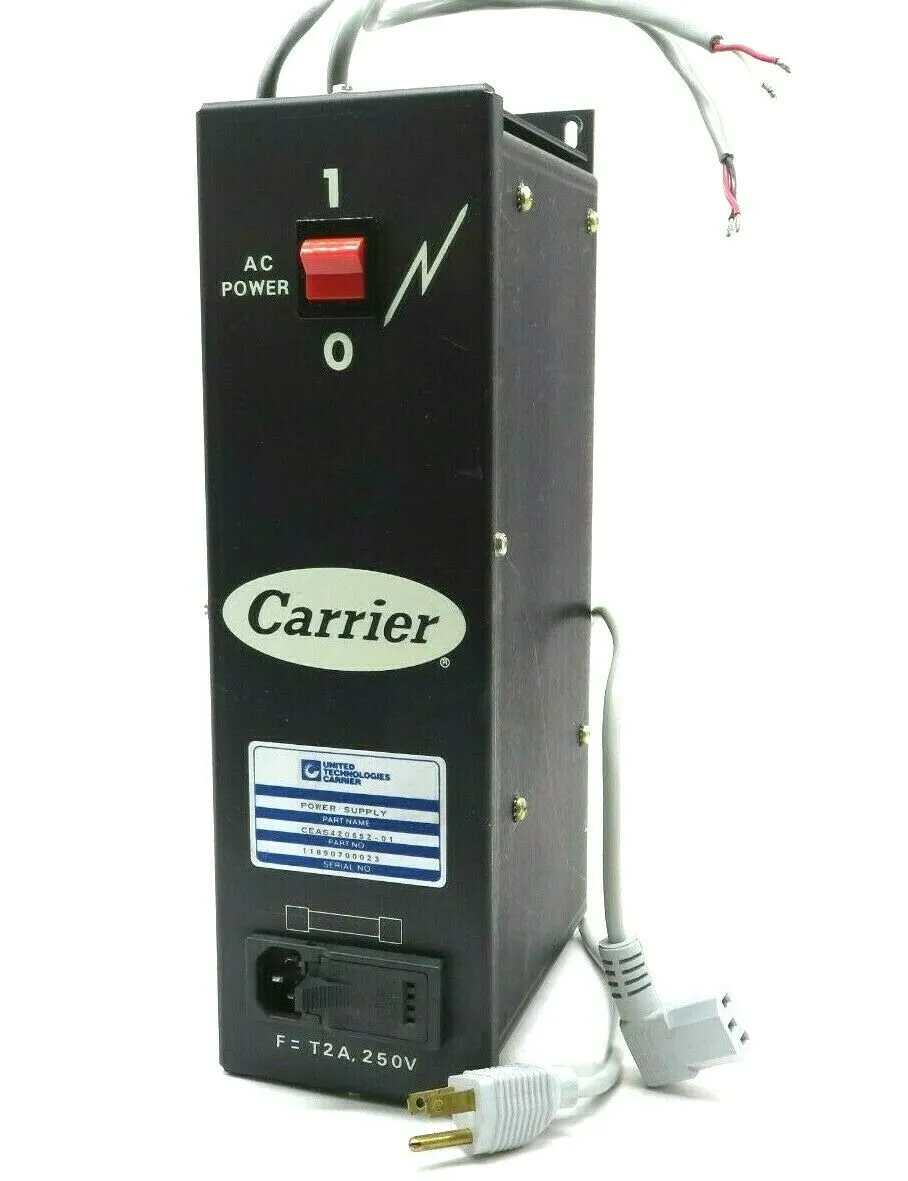 USED CARRIER CEAS420652-01 POWER SUPPLY MODULE 250VAC AVAILABLE CEAS42065201