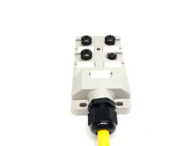 JAC-430-006-C050 | Mencom  4-Port 3-Pin M12 Junction Block 0.5m CABLE - New Other