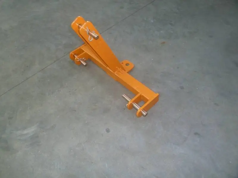 Wolverine 3 Point Flat Hitch  Receiver Angle Back 3rd link