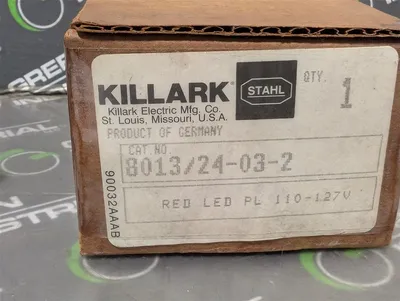 Killark Stahl 8013/24-03-2 Red Pilot Light 110-127V New NIB