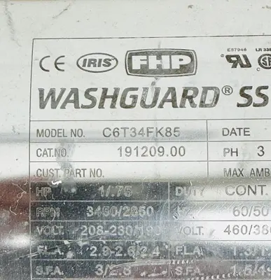 Transfer Pump  |  w/ Leeson 1Hp Motor with Variable Speed Drive