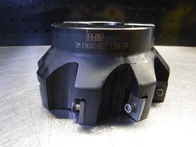 Iscar 5" Indexable Facemill 1.5" Arbor 3M F90AX-D5.0-1.50-20 (LOC2308A)