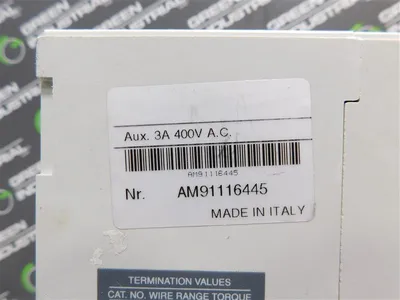 ABB S3N Molded Case Switch 4 Pole 150A 600VAC 600VDC Sace S3 50/60Hz Used