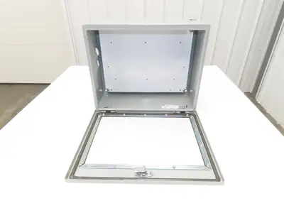 nVent Hoffman CSD20168W Electrical Window-Door Enclosure 20"x16"x8" W/ Blemishes