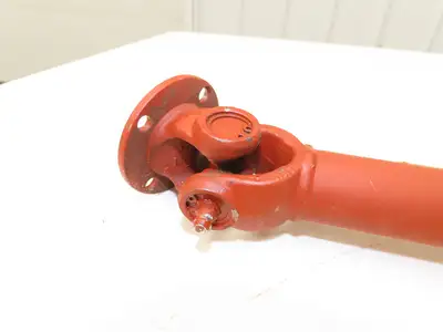 Elbe Double Universal Slip Joint Drive Shaft Length=862mm Flange=57mm Shaft=28mm