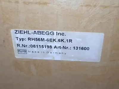USED ZIEHLABEGG RH56M6EK.6K.1R