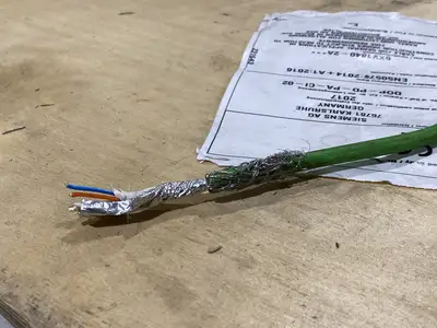 6XV18402AH10 | Siemens  Industrial Ethernet FC TP Cable CAT 5E 2900ft Spool - Open box