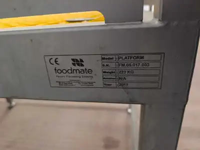 USED 2017 Foodmate Poultry Cut-Up System