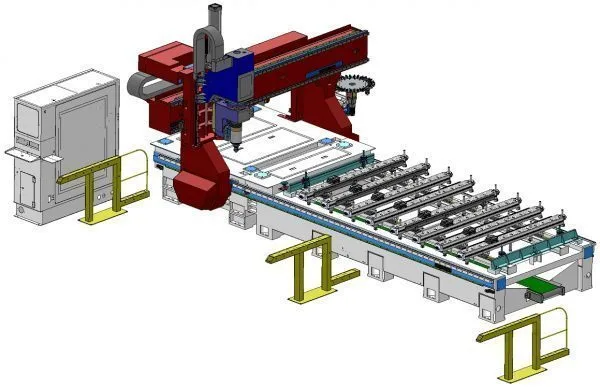 New | Build-to-Order ANDERSON AMERICA Stratos 5 Axis - Pod & Rail Gantry Machining Centers (incld. Bridge & Double Column) Iowa US | Rock Solid Tools 19 #28324
