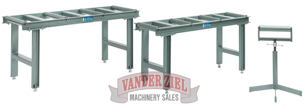 Ellis Stock Stand for Model 1800's and 2000's – 5’ Long, 4-Rollers, PN 6228