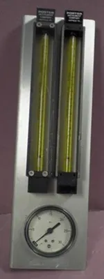 QTY. 2. PORTER FLOW METER 30 PSI GAUGE....