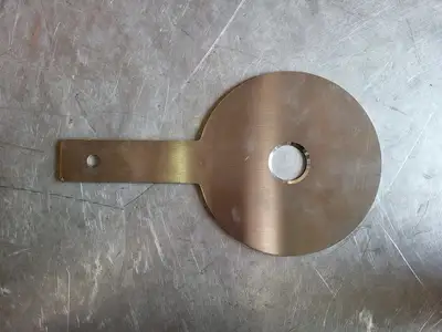 3" Paddle Orifice Plate Upstream 1.04"